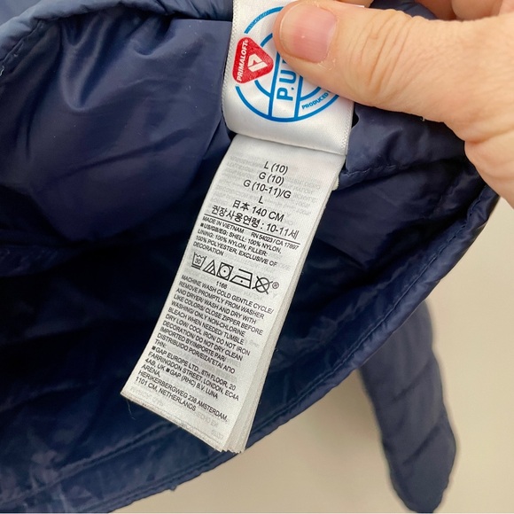 GAP Kids Dark Blue Quilted Jacket - Picture 8 of 9